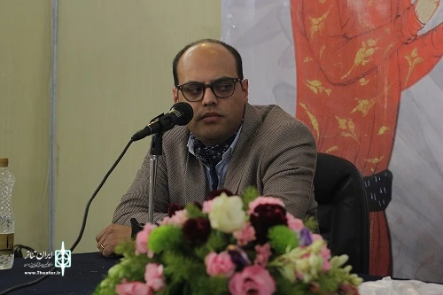 آیین رونمایی از تئاتر نوشت (( روای کولی آشفته )) اثر سعید رضا خوش شانس