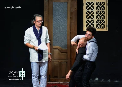 گزارش تصویری نمایش کمدی ((مجلس سیاه بازی))