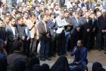 پیکر محمود عالیشوندی، مدیرکل اسبق فرهنگ و ارشاد اسلامی استان فارس بر دستان اهالی فرهنگ و هنر تشییع شد.