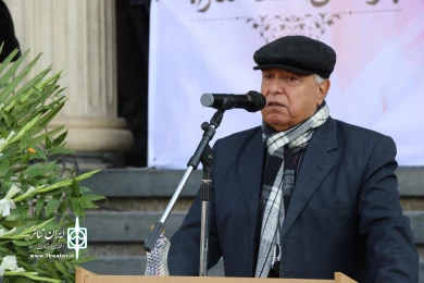 پیکر محمود عالیشوندی، مدیرکل اسبق فرهنگ و ارشاد اسلامی استان فارس بر دستان اهالی فرهنگ و هنر تشییع شد.