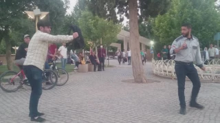 «ولم کن» در خیابان های شیراز اجرا شد