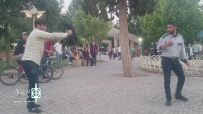 «ولم کن» در خیابان های شیراز اجرا شد