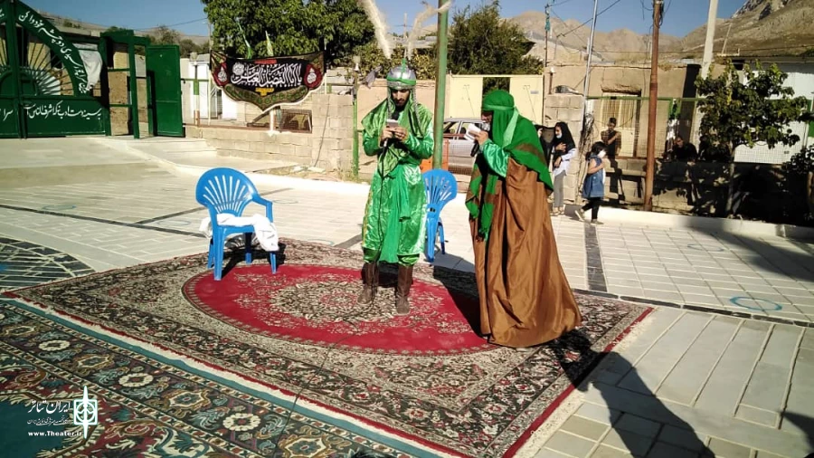 تعزیه مجلس علی اکبر (ع) و مجلس تعزیه ( حضرت عباس) در بوانات روستای فنجان اجرا شد 3