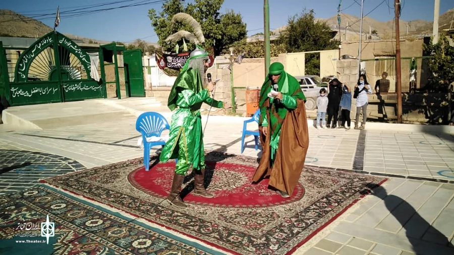 تعزیه مجلس علی اکبر (ع) و مجلس تعزیه ( حضرت عباس) در بوانات روستای فنجان اجرا شد 4