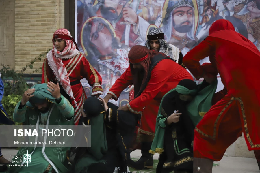 سه مجلس تعزیه به مناسبت اربعین در باغ دلگشاه اجرا شد 3