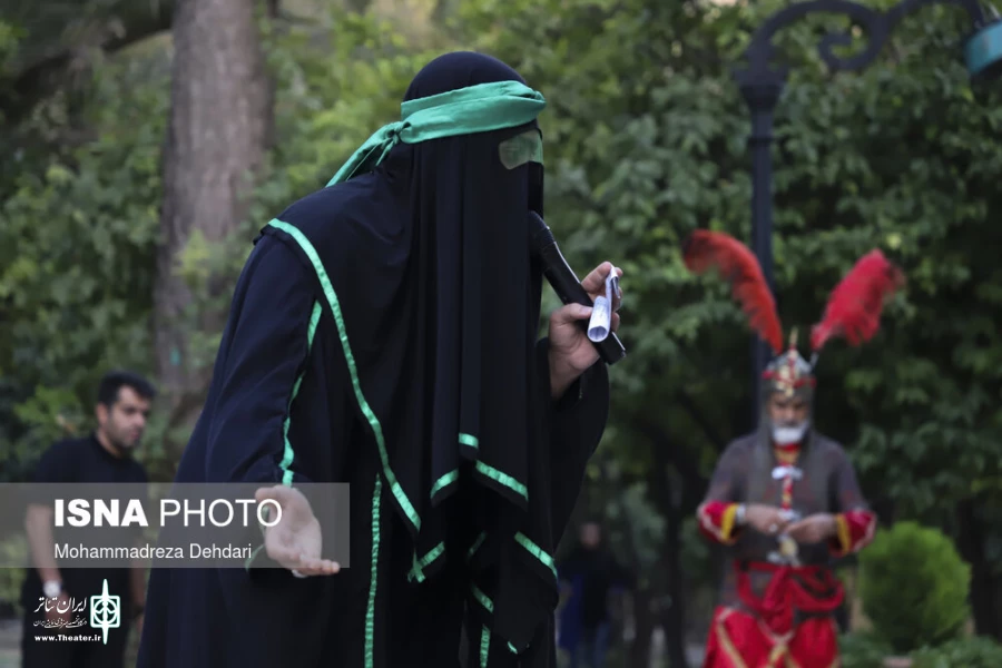سه مجلس تعزیه به مناسبت اربعین در باغ دلگشاه اجرا شد 5