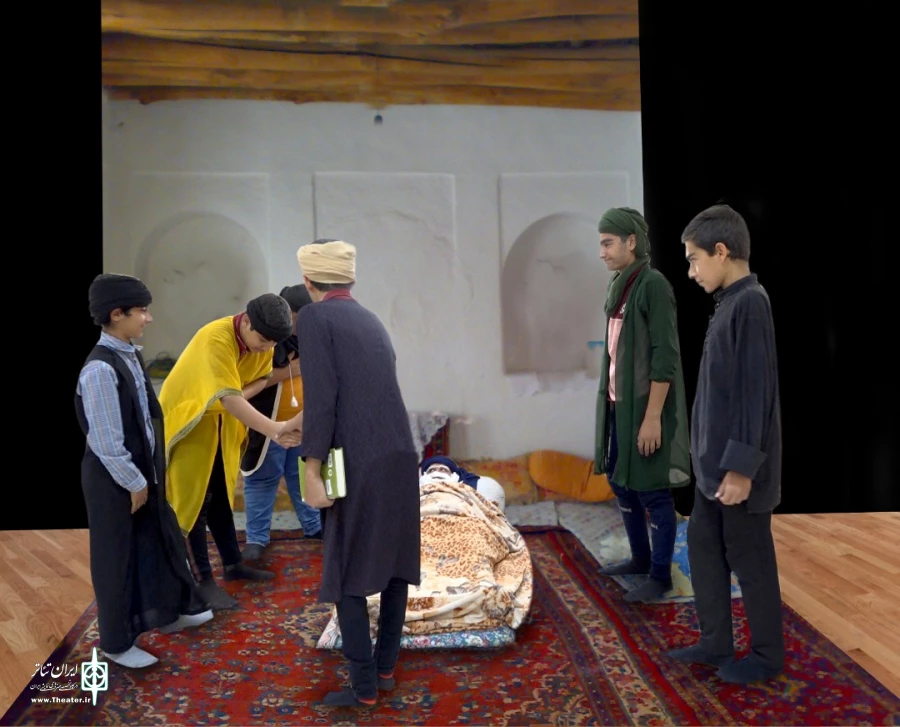 نمایش کودک و نوجوان اندرز در شهرستان رستم به روی صحنه رفت 3