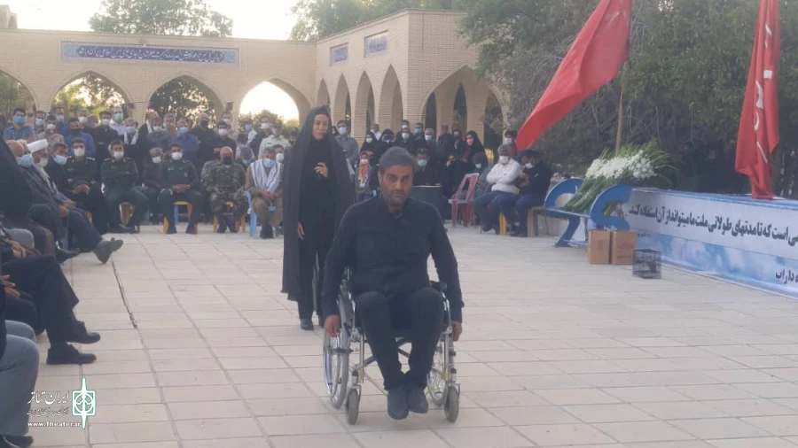 نمایشنامه ناگفته های جنگ در داراب اجرا شد 2