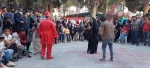 نمایش خیابانی سیاه و سفید در پارک آزادی اجرا شد 2